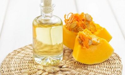 Pumpkin oil for breeding parasites