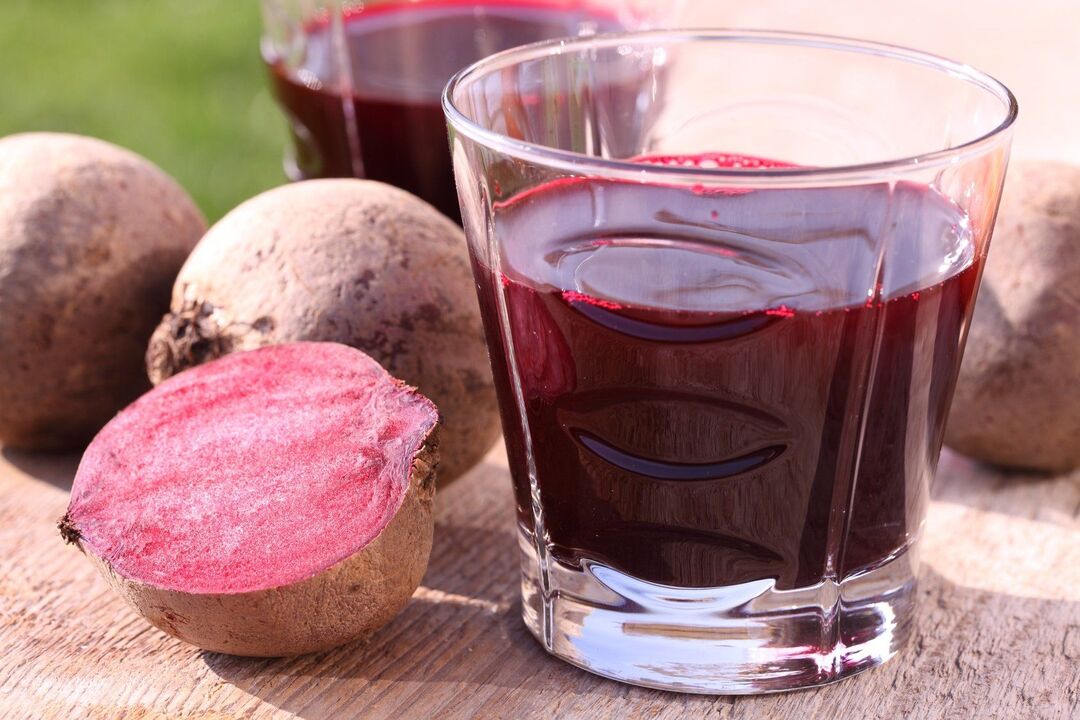 red beet juice against worms